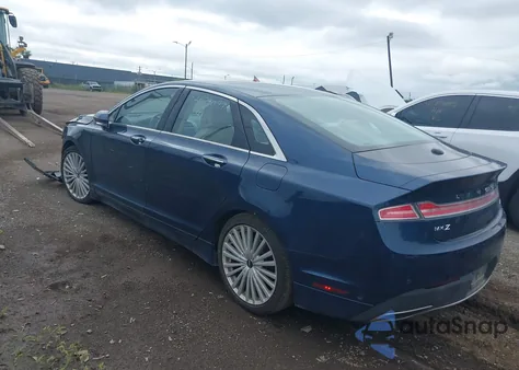 2017 Lincoln Mkz Hybrid Reserve из США, поврежденный, VIN 3LN6L5MU0HR620219